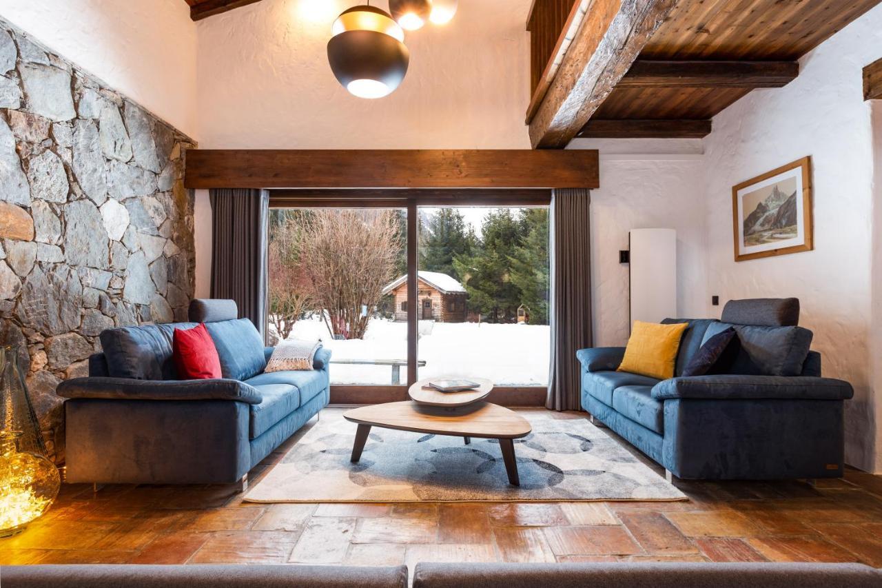 Chalet Les Praz - 280Sqm - Sauna Cinema Fitness - 5 Bedrooms In Heart Of Les Praz - By Cozee Rentals Chamonix Buitenkant foto