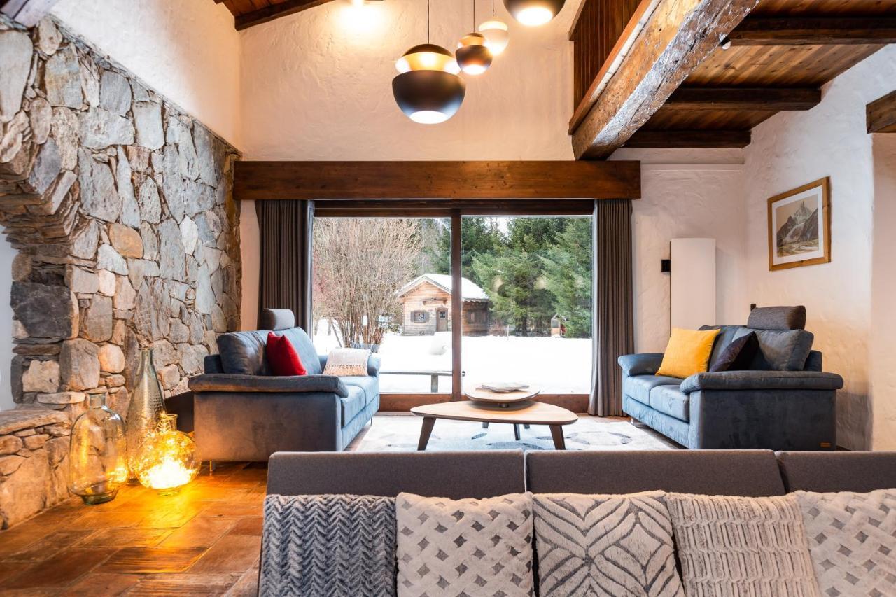Chalet Les Praz - 280Sqm - Sauna Cinema Fitness - 5 Bedrooms In Heart Of Les Praz - By Cozee Rentals Chamonix Buitenkant foto