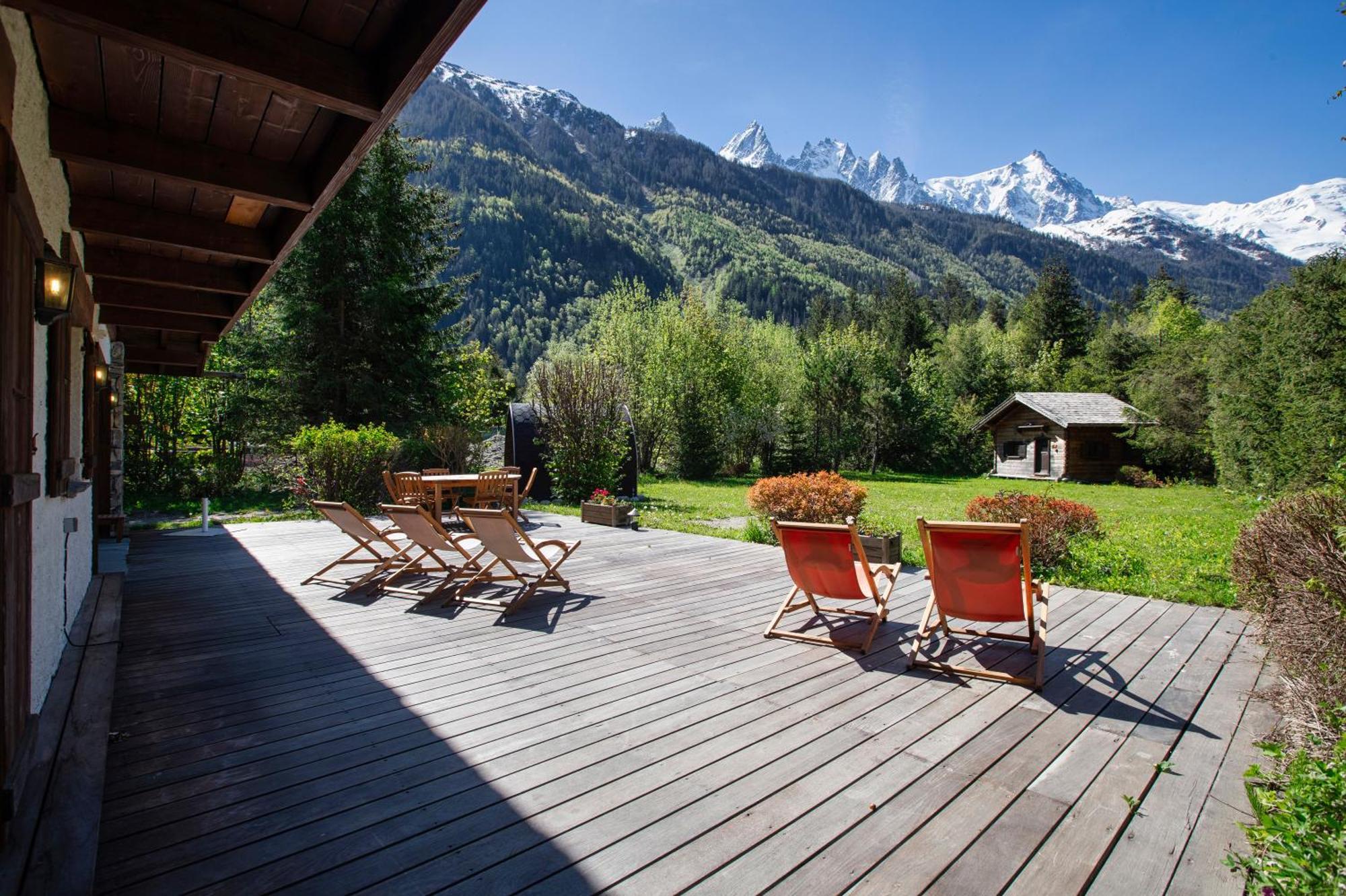 Chalet Les Praz - 280Sqm - Sauna Cinema Fitness - 5 Bedrooms In Heart Of Les Praz - By Cozee Rentals Chamonix Buitenkant foto